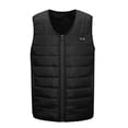 thumbnail image 4 of Chaleco calefactor de invierno con doble control, 12 distritos, control único, 10 distritos, cuello en V, chaleco para hombre, base de chaleco para hombre, temperatura constante USB, 4 of 4