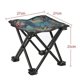 thumbnail image 5 of 28x23cm Chaise De Pche En Plein Air Chaise Pliante Tabouret De Camping Maza Petite Chaise Pliante Lumire Loisirs De Plein Air Randonne Croquis Pch, 5 of 5