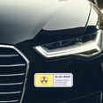 thumbnail image 3 of MasteelfCA 1pc Novel Car Decal Car Warning Sign Nuclear Radiation Autobody Sticker, 3 of 7