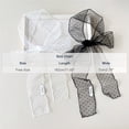 thumbnail image 4 of Fewfanhot Swiss Dot Sheer Mesh Scarf Thin Long Ribbon Neck Scarf Decorative Hair Wrap Fashion Accessory, 4 of 7