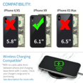 thumbnail image 2 of Dockem iPhone XR Exec M2 Wallet Case; Built-in Metal Plate, 2 Card Holder Slots, Grey, 2 of 9
