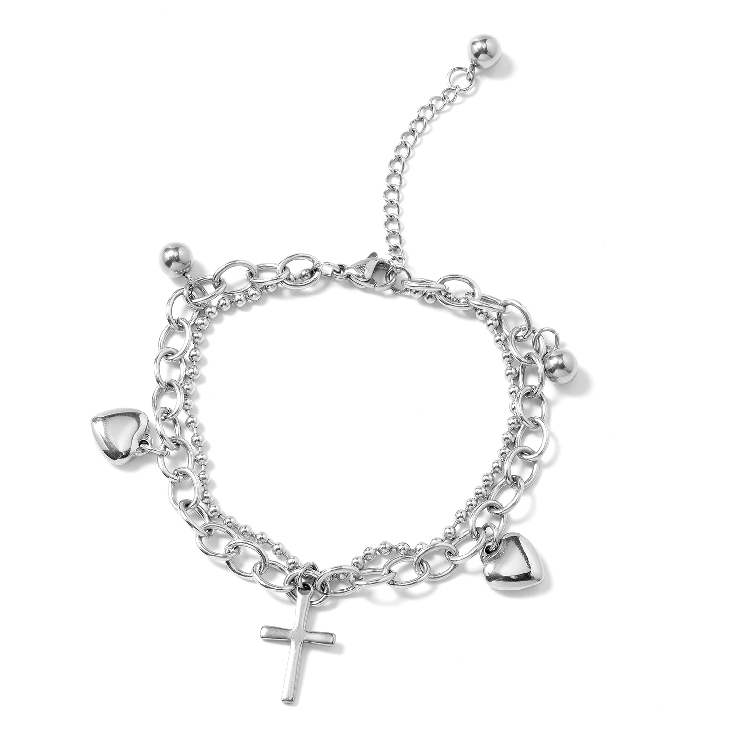 Shop LC Shop LC Delivering Joy Unique Stylish Bangle Charm Bracelet