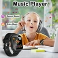 thumbnail image 5 of Kids Game Smart Watch for Kids with 24 Puzzle Games HD Touch Screen Camera Video Music Player Pedometer Alarm Clock Flashlight 12/24 hr Kids Watches Gift for 4-12 Year Old Boys Toys for Kids, 5 of 7