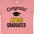 thumbnail image 4 of Inktastic Congrats My Dad Graduated with Cap Boys or Girls Baby T-Shirt, 4 of 5