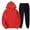 Red, variant on RKSTN 2 Piece Outfits for Women Sports Tracksuits Long Sleeve Pullover Hoodies Sweatshirt and Sweatpants Fall Winter Set