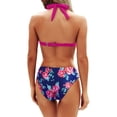 thumbnail image 3 of QURATI Swimwear Women Two Piece Bathing Suits Bikini Set Swimsuit Swimwear Hot Pink M, 3 of 5