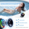 thumbnail image 5 of DTIRD Bluetooth Shower Speaker, Portable Bluetooth Speaker, IPX7 Waterproof with 360° Surround Clear Sound, RGB Lights & Suction Cup for Bathroom, Pool, Beach,Gifts, 5 of 9