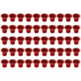 thumbnail image 3 of Anodized wine red small flat edge tea wax base holder handicraft candle cup base, 3 of 10