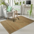 thumbnail image 4 of Woven Paths Tan and Seafoam Geometric Farmhouse Organic Jute Indoor Area Rug, 4 of 6