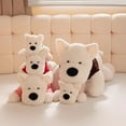 thumbnail image 4 of 30-90cm Kawaii Cartoon Costume Giant West Highland Plush Doll Pillow High Quality Hoodie Dog Animal Stuffed Home Decor Warm Hug, 4 of 8