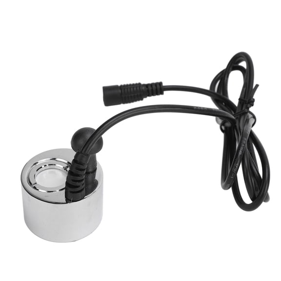 Yajisi Ultrasonic Mist Maker Copper Single Head Fog Machine, DC24V 350mL/H High Output, for Pond Fireplace Landscape Humidification, 5.91x3.94x1.57in