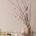 thumbnail image 4 of TIELUTT Polka Pattern Easter Eggs Kindergarten with Lanyard Foam Chicken and Rabbit Colorful Decorative Light Sticks for Easter Eggs Glass Window Hangings Ornament Lot Frosted Berry Picks, 4 of 6