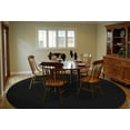 thumbnail image 2 of Garland Rug Town Square Black Round Indoor Area Rug, 5' x 5', 2 of 6