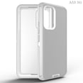 thumbnail image 3 of For Samsung Galaxy A53 5G / SM-A536 Heavy Duty Shockproof Armor Protective Hybrid Case Cover With Clip Gray/White, 3 of 4