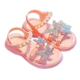 thumbnail image 3 of Little Girls Summer Glitter Gladiator Sandals Rhinestone Open Toe Strappy Dress Flats Sandals Wedding Party Shoes for Toddler Little Kid Big Kid, 3 of 8
