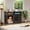 Black X, variant on 44.5" Large Dog Crate Furniture with 2 Storage Drawers,Heavy Duty Wooden Pet Kennel with Sliding Barn Door & Hook,Dog Kennel End Table TV Stand,Farmhouse Style Dog Crates for Medium/Large Dogs