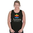thumbnail image 4 of Autism Puzzle Piece Think Different Tank Top T Shirts Men Women Brisco Brands S, 4 of 6