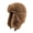 Coffee, variant on Cbehtwi Faux Fur Trapper Hat, Fuzzy Winter Hat with Ear Flaps, Fleece Lined Windproof Ushanka Hat for Women Cold Weather Outdoor Cycling Commuting