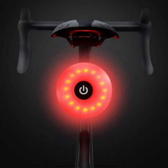 Bike Tail Light, Sport LED Rear Bike Light USB Rechargeable, Red High Intensity Bicycle Taillight Waterproof, Helmet Backpack LED Lamp Safety Warning