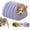 Purple, variant on Warm Cat Sleeping Bed for Winter, Removable and Washable Closed-Off Cat & Dog Cave Bed with Plush Cushion, Cozy Snuggle Hut for Small Medium Pets