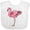 AA-White, variant on Inktastic Pink Flamingo Boys or Girls Baby Bib