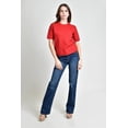 thumbnail image 4 of Blusa tejida de manga corta /Juvenil, 0257 (Rojo) rojo M, 4 of 4