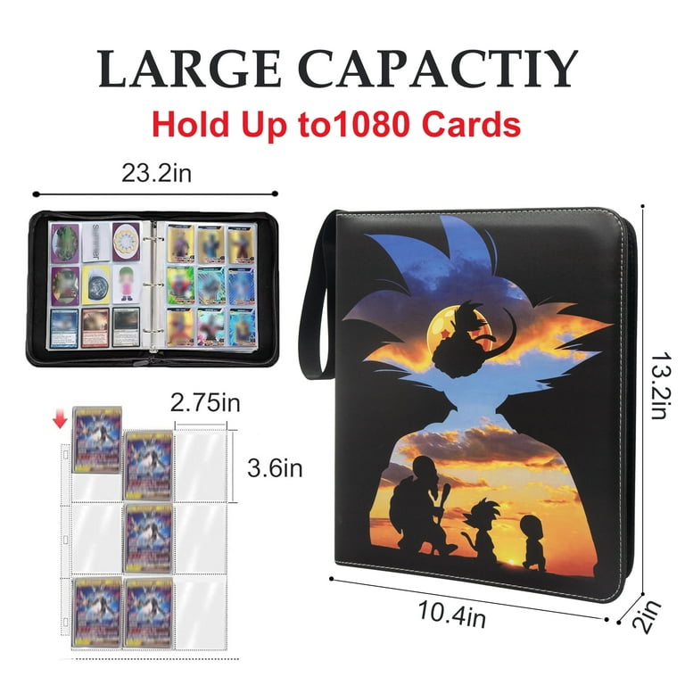 dragon ball super card game binder Super Dragon Ball Heroes Official 4-Pocket Binder Set Majin Buu Edition  with Cards main image 1