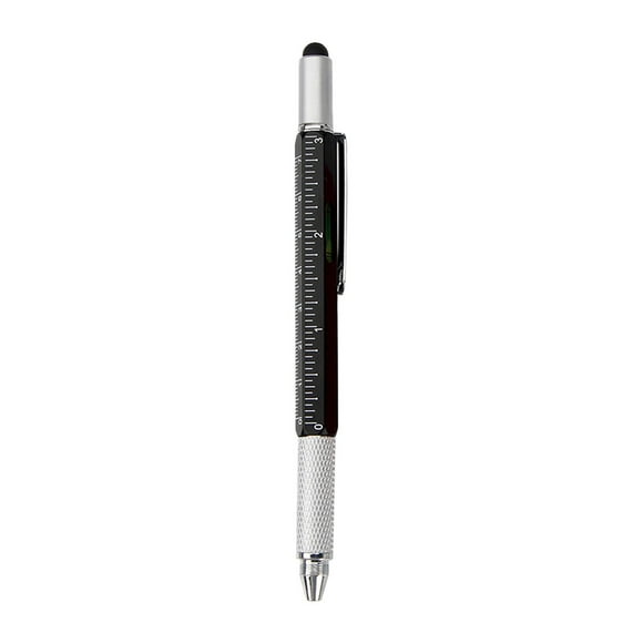 Cqxid Multi In One Tool Under $5 Home & Garden Office&Craft&Stationery Screwdriver Pen 1 Pcs 6 In 1 Multi Purpose Pen With Screen Ruler Multi Head Screwdriver，The Pen Core Is About 10ml