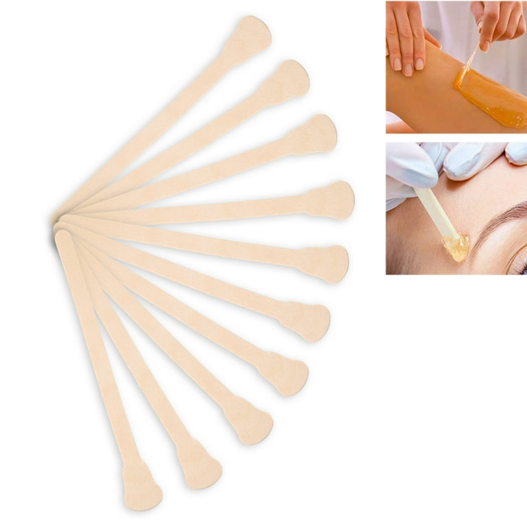Eyebrow Waxing Sticks, Composite Wood Waxing Sticks For Cheeks For Breasts  For Arm For Legs 
