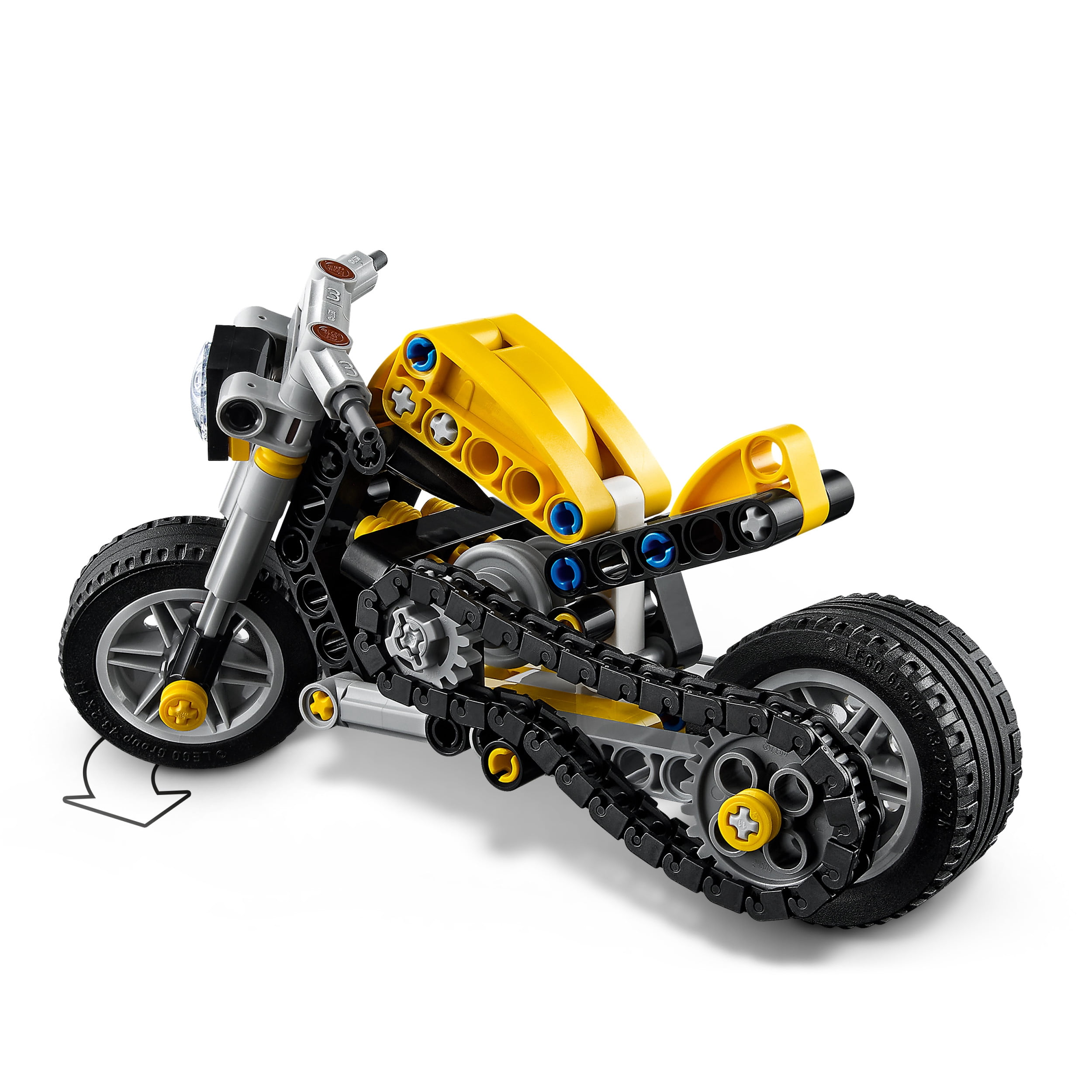 LEGO Technic La Moto Jaune, Jeu de construction 42225