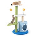 thumbnail image 4 of Torre de Árbol para Gatos de 4 Niveles, Centro de Actividades para Gatitos con Poste de Rascar de Sisal, 4 of 4