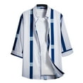 thumbnail image 1 of Birdeem Chemises pour Hommes Chemise Formelle à Imprimé Coloré Col Rabattu Chemise à Manches Courtes Col Rabattu Chemise, 1 of 12