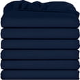 thumbnail image 1 of Sábanas ajustables Utopia Bedding Queen, paquete de 6 unidades, microfibra suave, azul marino, 1 of 6