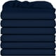 thumbnail image 1 of Sábanas ajustables Utopia Bedding, paquete de 6 unidades, microfibra suave, azul marino, 1 of 6
