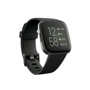 Fitbit Versa 2 Health & Fitness Smartwatch - Black/Carbon