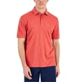 thumbnail image 1 of Tommy Bahama Polo à Rayures Teinté en Espace pour Hommes, Rouge, Petit, 1 of 1