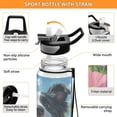 thumbnail image 4 of BZSMCE Sport Bottle Happy Dog Among Blooms Outdoor sports Water Bottle Size: 10.4x3in, 4 of 7
