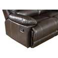 thumbnail image 2 of Titan Furnishings 76" Transitional Faux Leather Console Loveseat in Brown, 2 of 5