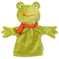 thumbnail image 4 of LEORX Light Green Cloth Hand Puppet for Kids and Adults Great for Story Telling and Decoration 7 inches, 4 of 8