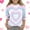 Light Blue, variant on Eltusu Girls Valentines Base Layer Shirts, Comfort Pullover Heart Graphic Crew Neck 3/4 Long Sleeve Tops Yellow Size 3-12 T
