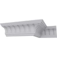 thumbnail image 6 of 3 1/2"H x 3 1/2"P x 4 3/4"F x 94 1/2"L, (1 5/8" Repeat), Cove Dentil Crown Moulding, 6 of 14