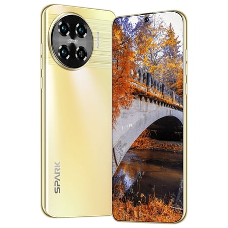 3+64GB, 2MP +16MP Camera,Mobile Phones,3800mAh,T-Mobile Unlocked Phones 6.79" Android Phone 4G Dual SIM Unlocked Cell Phones,Spark 20 Pro+