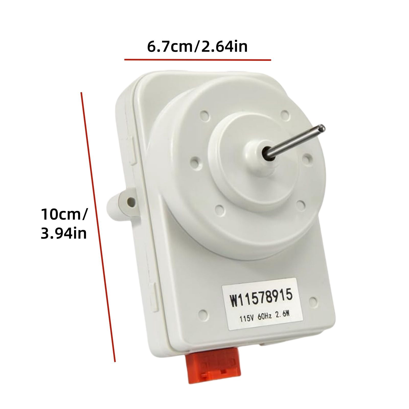 TAPDRA Quiet Fan Motor Replacement for Whirlpool Kenmore KitchenAid Refrigerators Reduces Noise