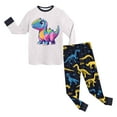 thumbnail image 5 of Bamboo Viscose Toddler Pajamas Boys Girls Baby Pjs Sets Kids Snug fit Long-Sleeve Sleepwear 6-12 Months 12-24 Months 2t 3t 4t 5t 6t 7t 8t 9t Children(Light Gray,5-6 Years), 5 of 5