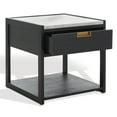 thumbnail image 6 of SAFAVIEH Couture Adeline Contemporary Nightstand with 1 Drawers, Black, 6 of 17