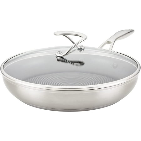 

HPJNB Stainless Steel Sauce Pan/Saucepan with Lid and SteelShield Hybrid Stainless and Nonstick Technology 4 Quart Silver