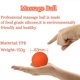 thumbnail image 4 of Sonducket Pelota de masaje de para músculos del brazo trasero del pie TPE, pelota de Yoga para Fitness, herramientas de masaje para Uniforme atlético naranja, 4 of 6