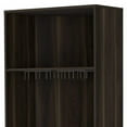 thumbnail image 6 of HomeRoots 488497 Dark Brown Corner Bar Cabinet with Multiple Shelves, 6 of 6