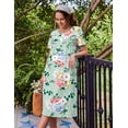 thumbnail image 4 of Ekouaer House Dresses for Women with Pockets Moo Moos Button Nightgowns, 4 of 6