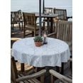 thumbnail image 2 of Outdoor Tablecloth with Umbrella Hole for Patio/Picnic/Party/Camping, Blue Branches Waterproof Table Cloth Round Cover Washable, Vintage Art Farmhouse (Dia 60"), 2 of 8
